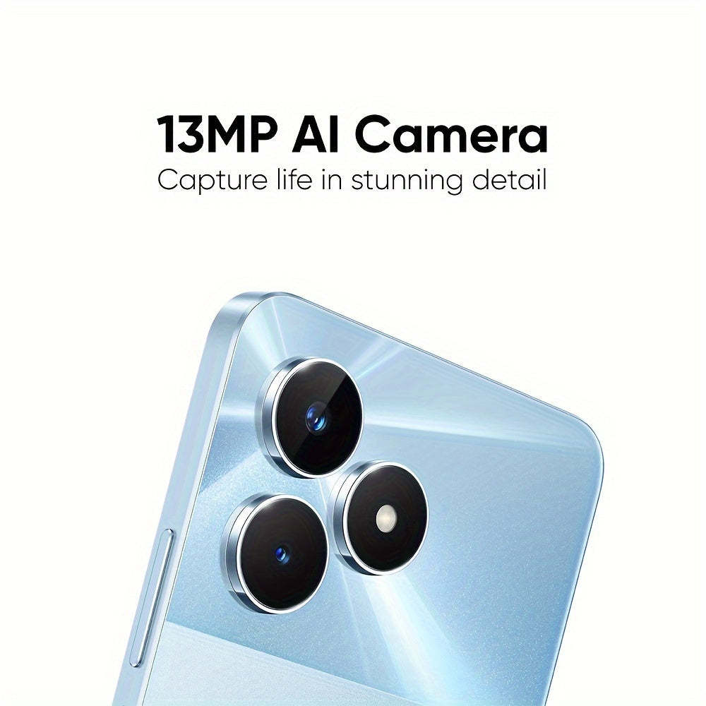 Realme Note 50 Unlocked Cellphone 3GB+64GB Global Version, 4G LTE, Andriod 13 Smartphone, 6.74''HD 90Hz Display, 5000mAh Battery Celulares, 13M Camera Mobile Phone, Sky Blue