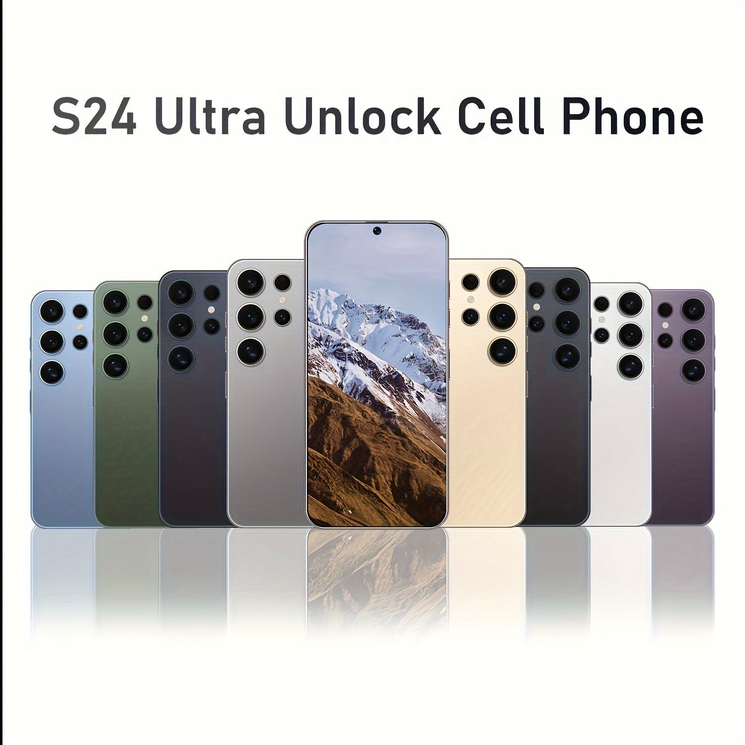 Unlocked Smartphone Android 14 C24 Ultra Cell Phones 4Gb+128Gb 6.8" Display Gaming 5G Mobile Phone 6800 Mah