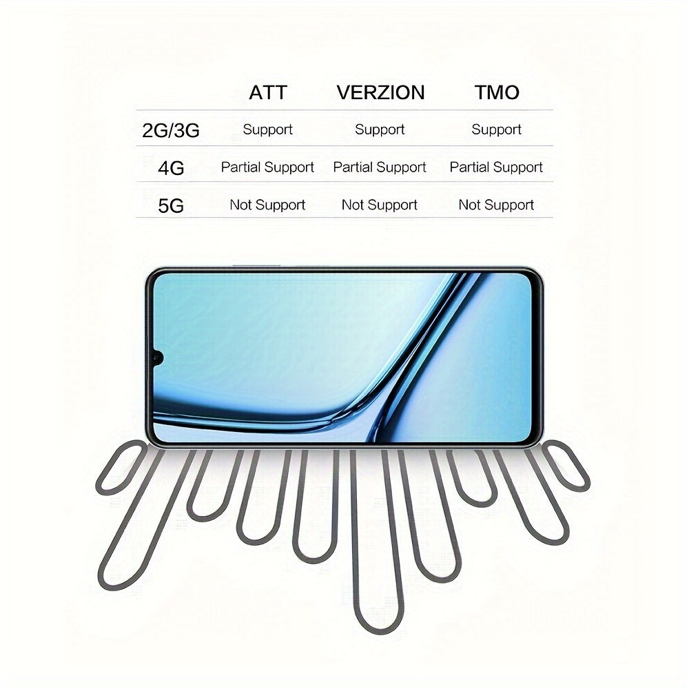 Realme Note 50 Unlocked Cellphone 3GB+64GB Global Version, 4G LTE, Andriod 13 Smartphone, 6.74''HD 90Hz Display, 5000mAh Battery Celulares, 13M Camera Mobile Phone, Blue