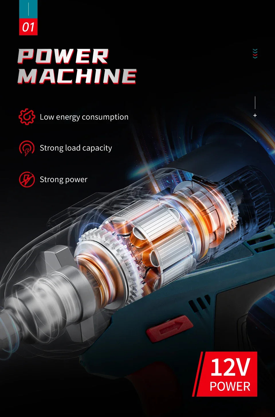 Bosch GSB 12V-30 Electric Drill | Professional Heavy Duty Cordless Driver | Multifunctional Household Screwdriver