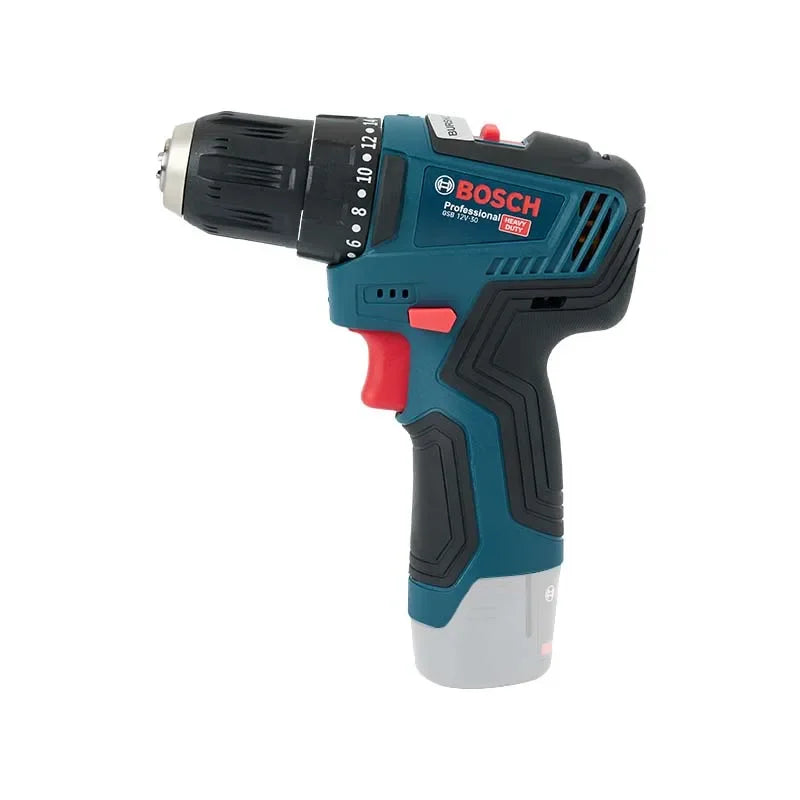 Bosch GSB 12V-30 Electric Drill | Professional Heavy Duty Cordless Driver | Multifunctional Household Screwdriver