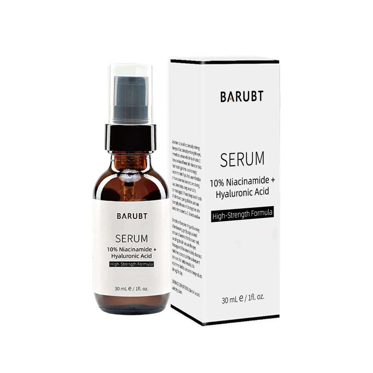 Barubt Pre Makeup Essence Spray | 10% Niacinamide & Hyaluronic Acid | Hydrating Brightening Korean Skincare