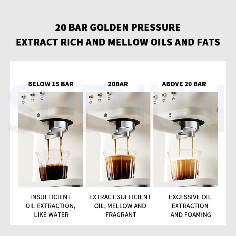 Electric Espresso Coffee Machine Cafetera Automatic Cappuccino Hot Water Maker Semi Automatic Italian Coffee Machine