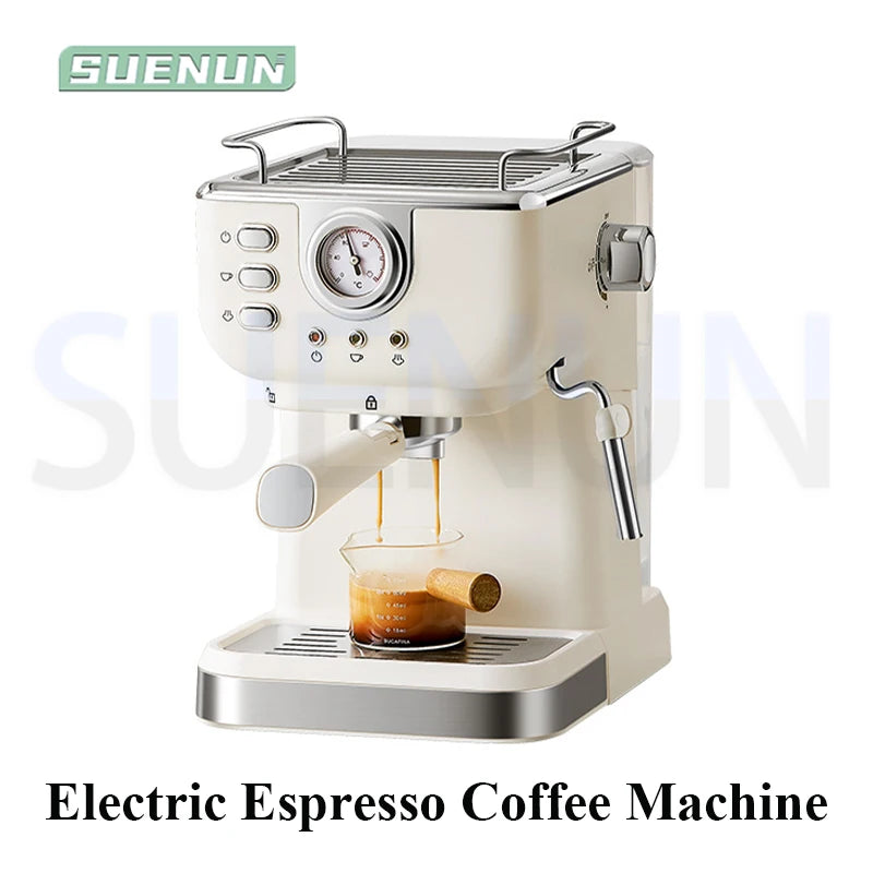 Electric Espresso Coffee Machine Cafetera Automatic Cappuccino Hot Water Maker Semi Automatic Italian Coffee Machine