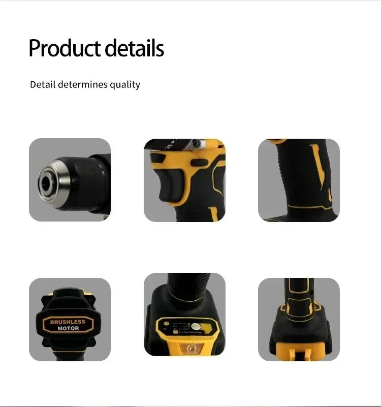 DeWalt DCD805 20V Brushless Cordless Drill/Driver & Impact Tool | Compact Electric Power Tool (Multiple Battery Options)