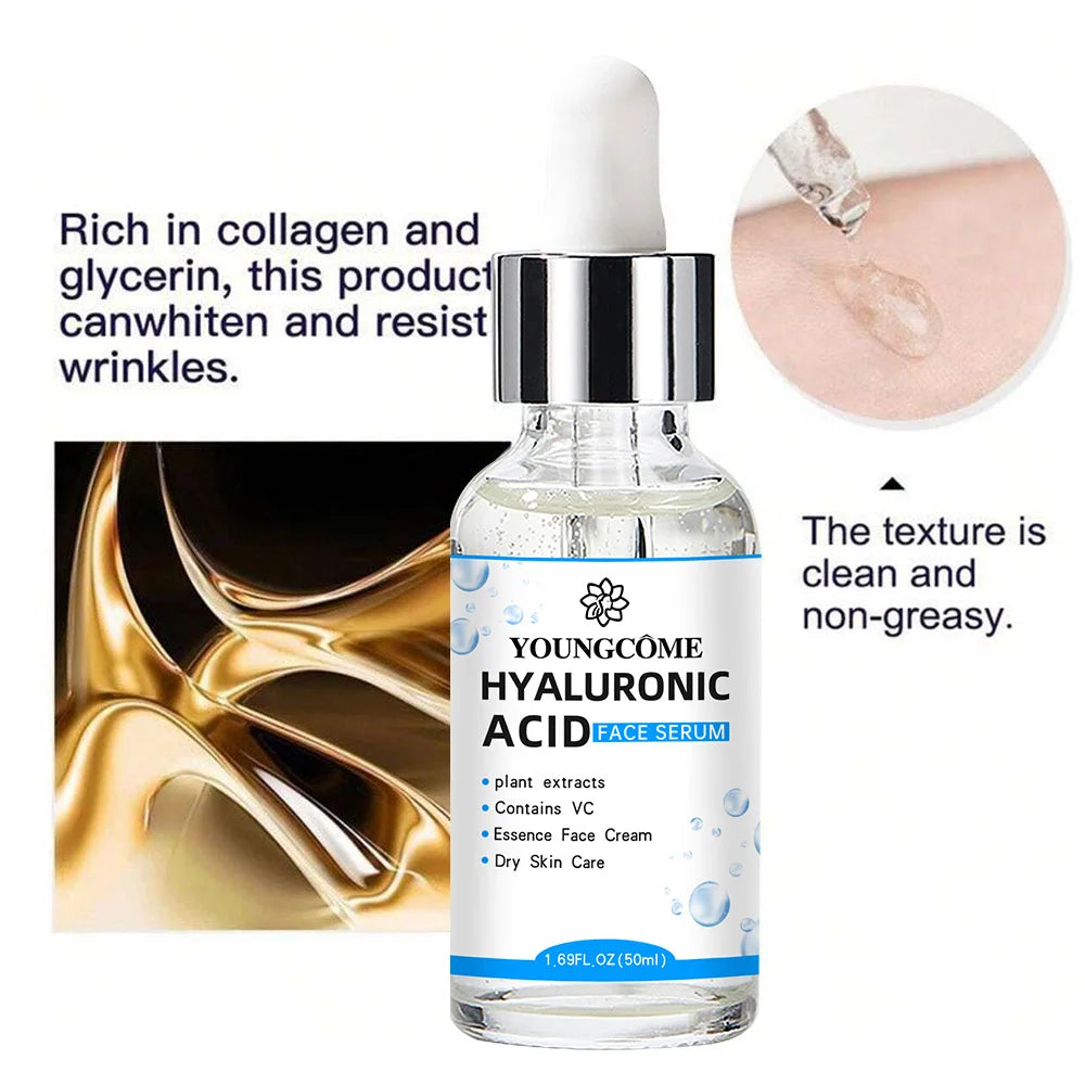 Hyaluronic Acid Facial Essence Serum | Deep Moisturizing & Nourishing | K-Beauty Korean Skin Care Products