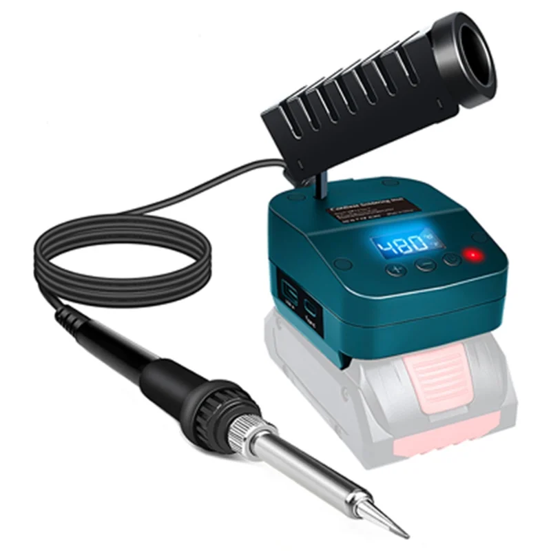 B84B Battery Powered Soldering Iron Kit | Portable DIY Soldering Station | Compatible with 18V Battery & USB Type