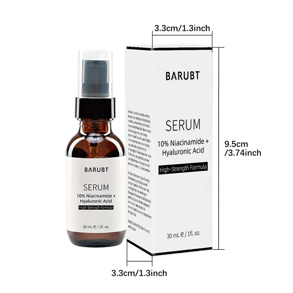Barubt Pre Makeup Essence Spray | 10% Niacinamide & Hyaluronic Acid | Hydrating Brightening Korean Skincare