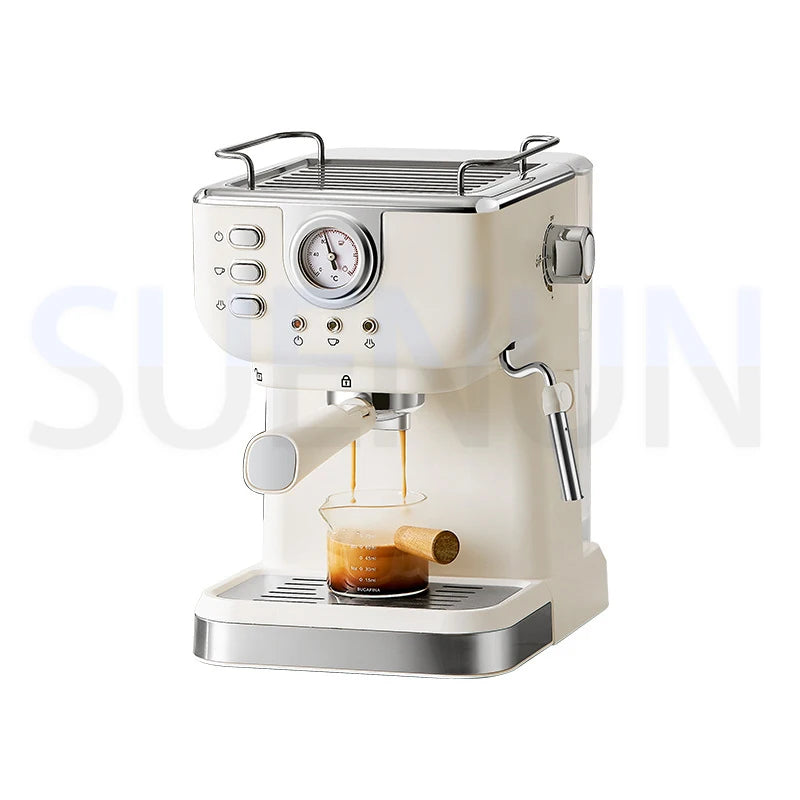 Electric Espresso Coffee Machine Cafetera Automatic Cappuccino Hot Water Maker Semi Automatic Italian Coffee Machine