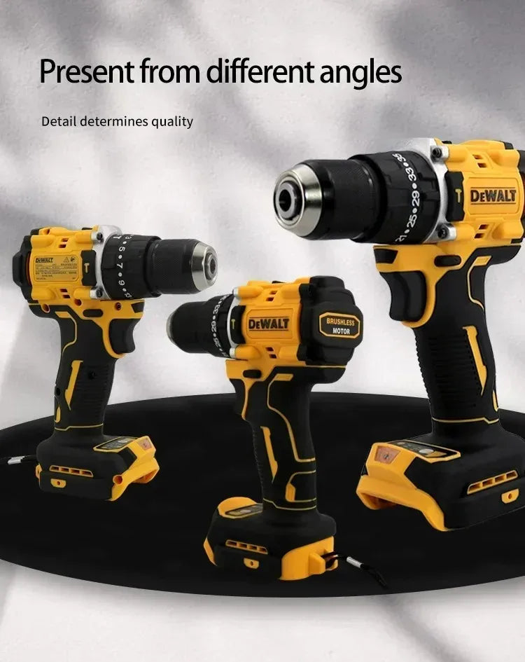 DeWalt DCD805 20V Brushless Cordless Drill/Driver & Impact Tool | Compact Electric Power Tool (Multiple Battery Options)