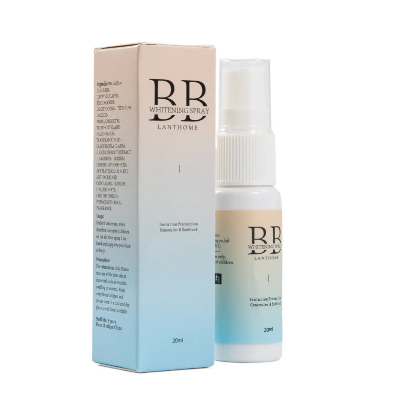 BB Whitening Spray | Skin Brightening & Moisturizing BB Cream | Face Foundation & Nourishing Skin Care
