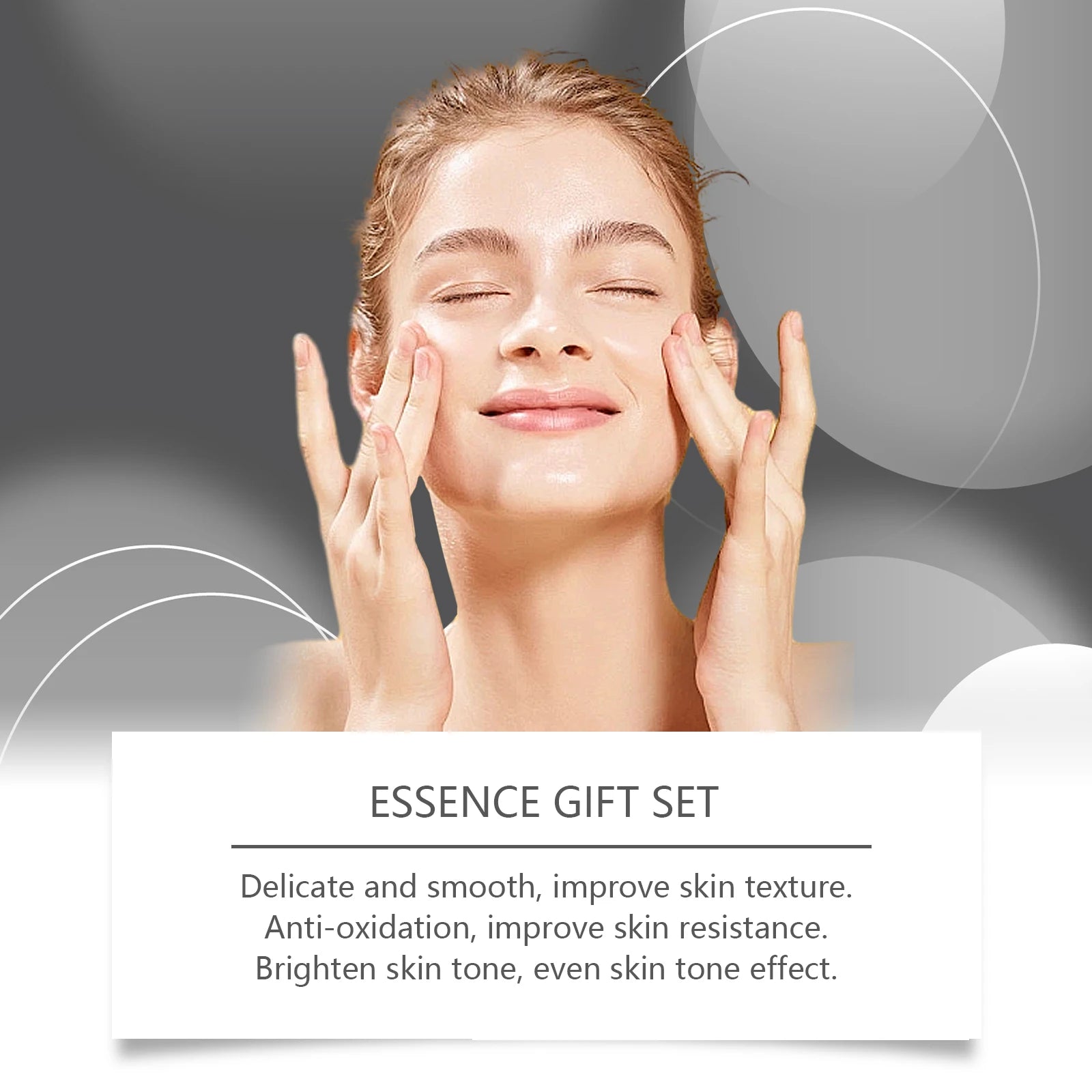 Facial Skin Care Serum Gift Set | Moisturizing Nourish & Fade Fine Lines | Anti-Wrinkle Brighten Face Essence Kit