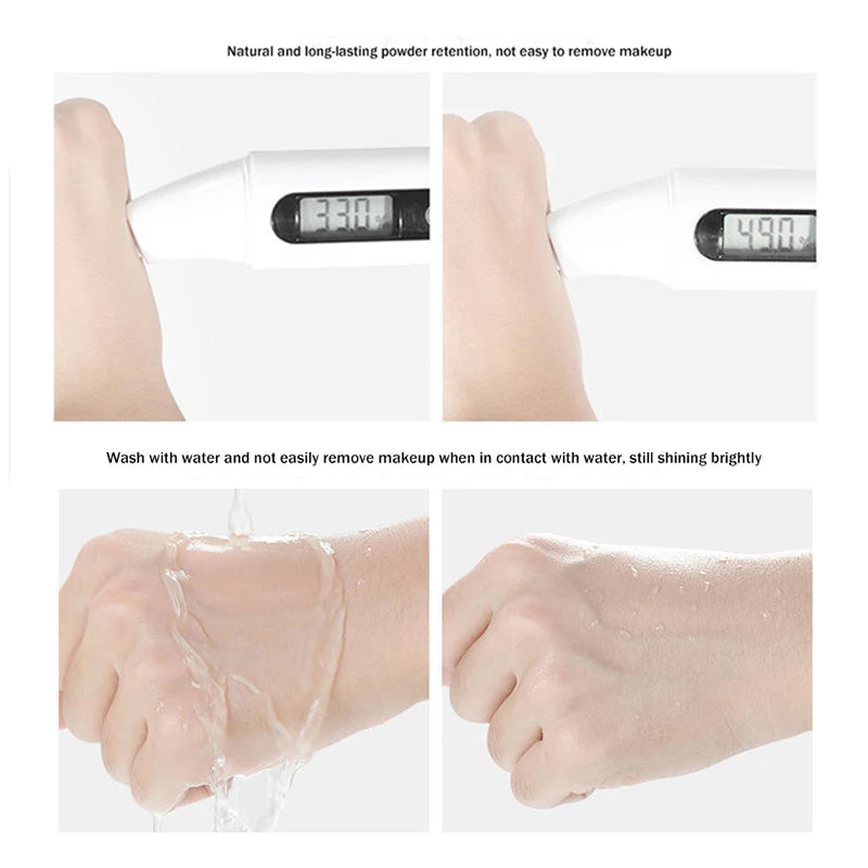 Air Cushion BB Cream Foundation | Moisturizing Concealer & Whitening Oil-Control | Waterproof Butterfly Puff