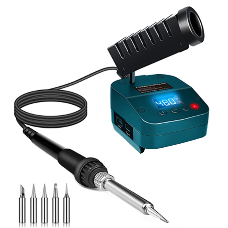 B84B Battery Powered Soldering Iron Kit | Portable DIY Soldering Station | Compatible with 18V Battery & USB Type