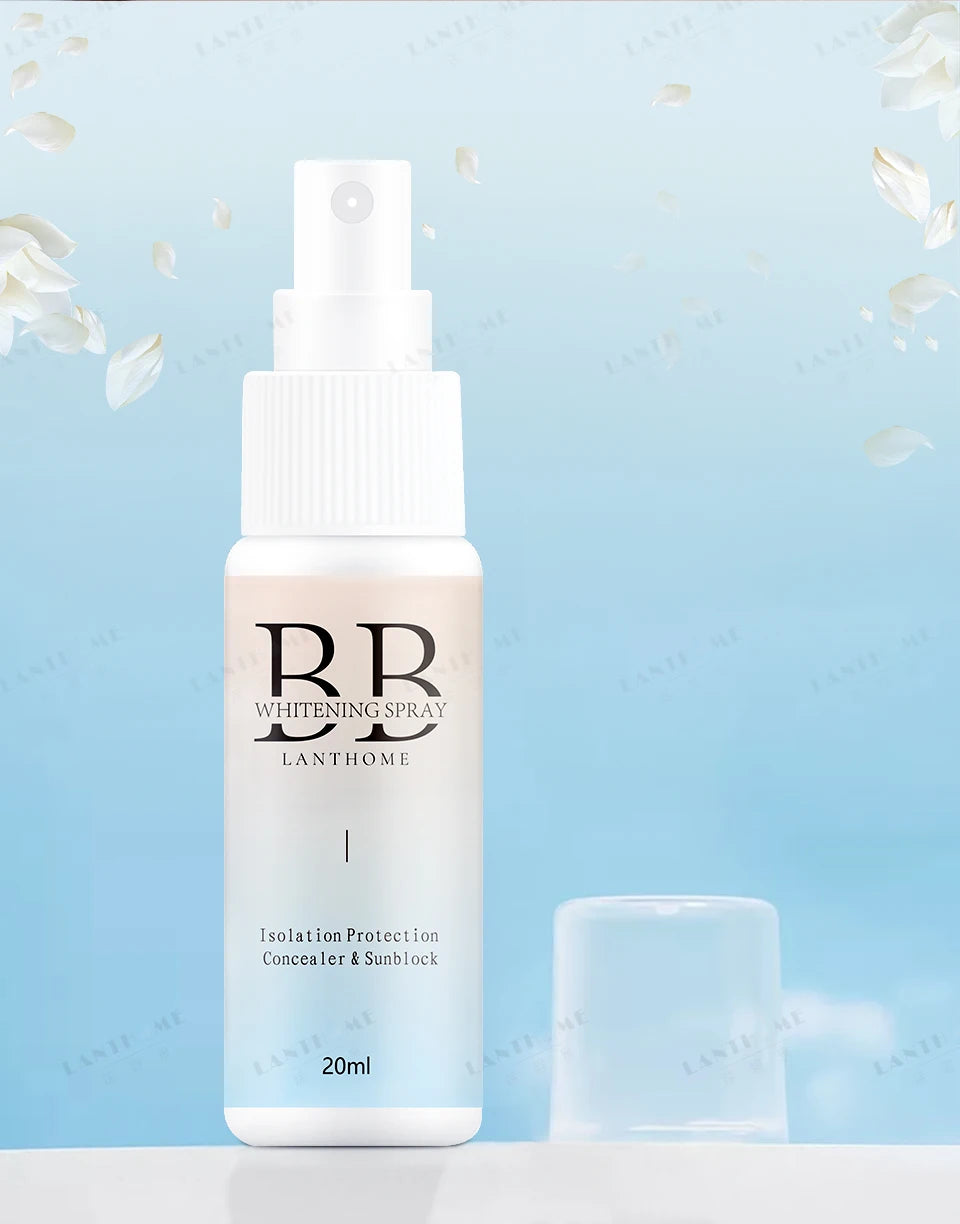 BB Whitening Spray | Skin Brightening & Moisturizing BB Cream | Face Foundation & Nourishing Skin Care