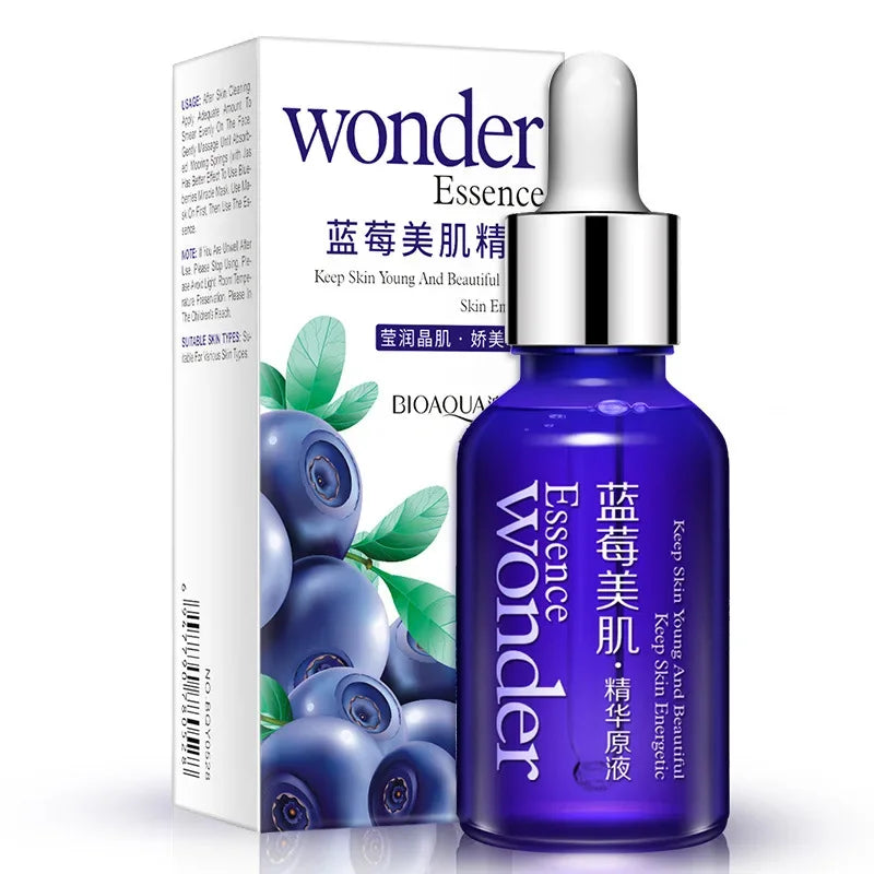BIOAQUA Blueberry Wonder Essence Serum | Anti-Aging & Wrinkle Face Serum | Brightening Skin Care