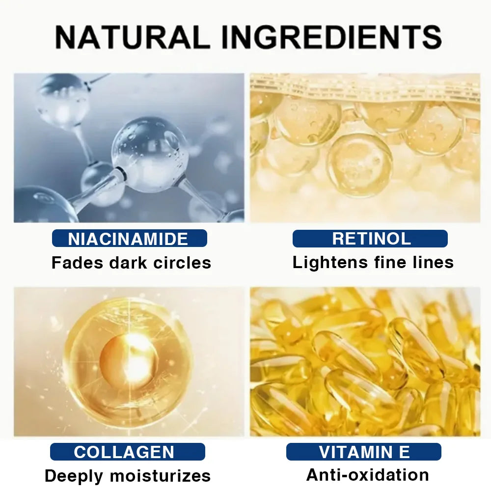 Collagen Retinol Hyaluronic Acid Facial Cream | Anti-Aging Firming & Lifting | Moisturizing Skin Care