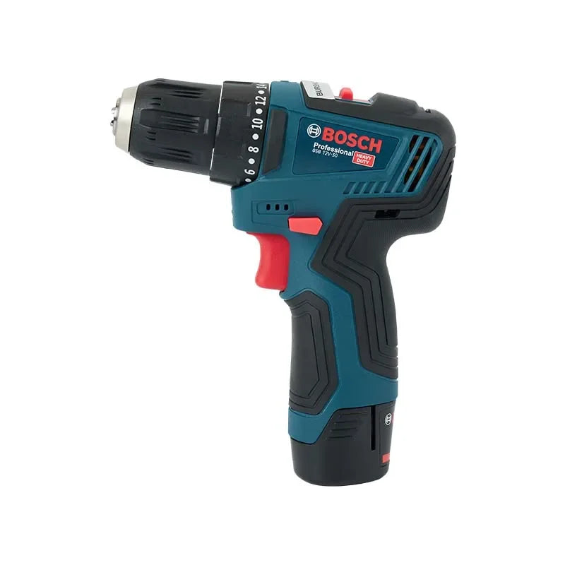 Bosch GSB 12V-30 Electric Drill | Professional Heavy Duty Cordless Driver | Multifunctional Household Screwdriver