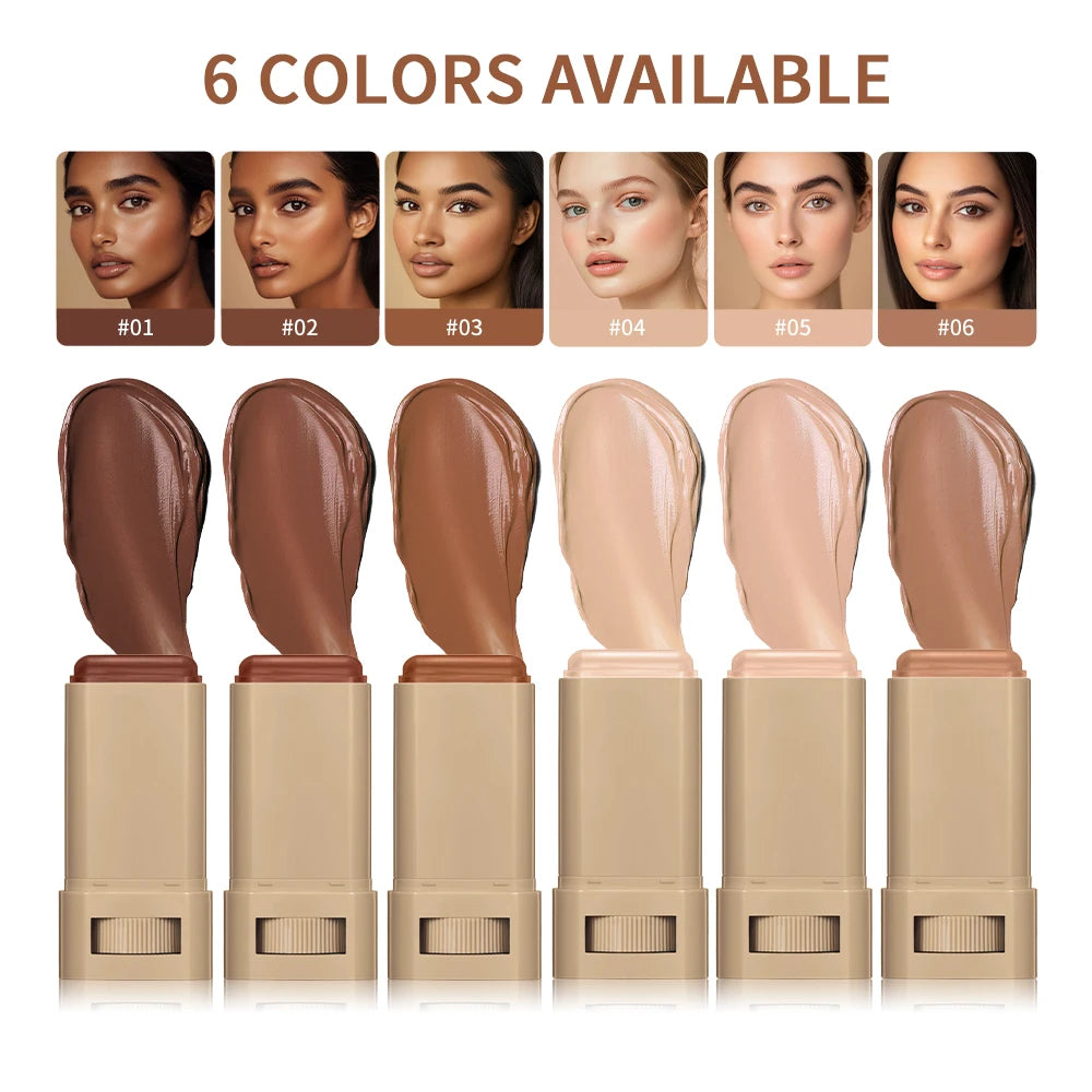 New Balm Serum Boosted Skin Tint Stick Foundation | Silky Texture Moisturizing Coverage | Plumper Even Skin Tone Travel Makeup