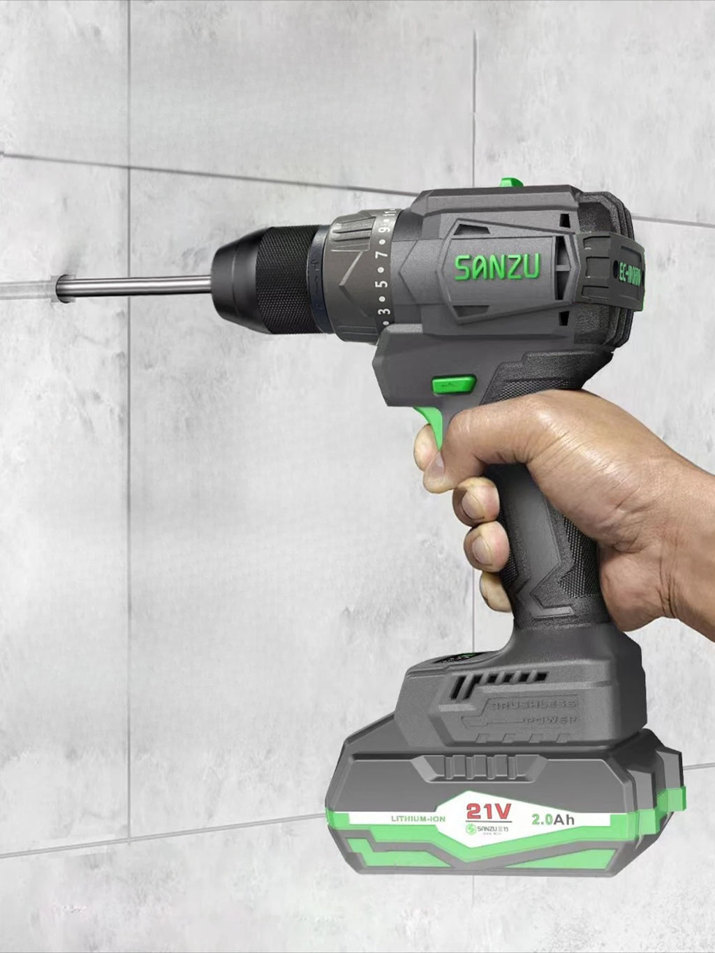 21V Brushless Lithium Battery Hand Drill | Rechargeable Electric Screwdriver & Multi-functional Power Tool