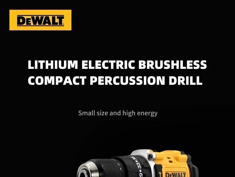 DeWalt DCD805 20V Brushless Cordless Drill/Driver & Impact Tool | Compact Electric Power Tool (Multiple Battery Options)