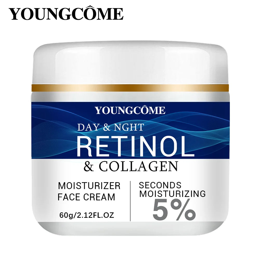 Collagen Retinol Hyaluronic Acid Facial Cream | Anti-Aging Firming & Lifting | Moisturizing Skin Care