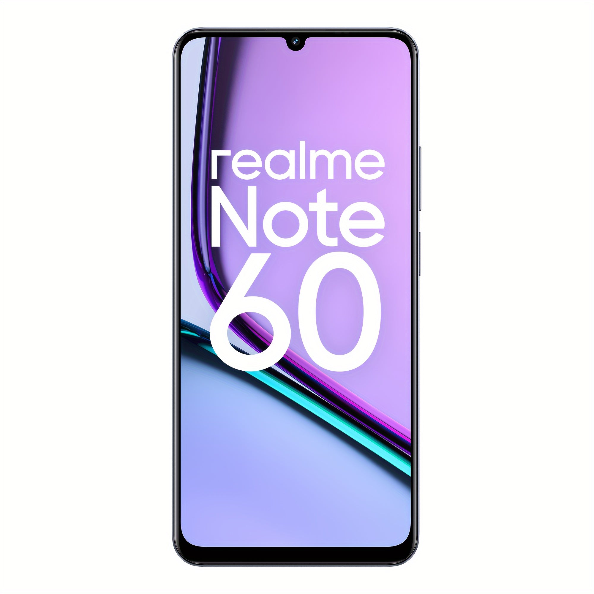 Realme Note 60 Unlocked Cellphone 6GB+128GB Global Version, 4G LTE, Andriod 14 Smartphone, 6.74''HD 90Hz Display, 5000mAh Battery Celulares, 32M Camera Mobile Phone 7.79mm Thin, Black