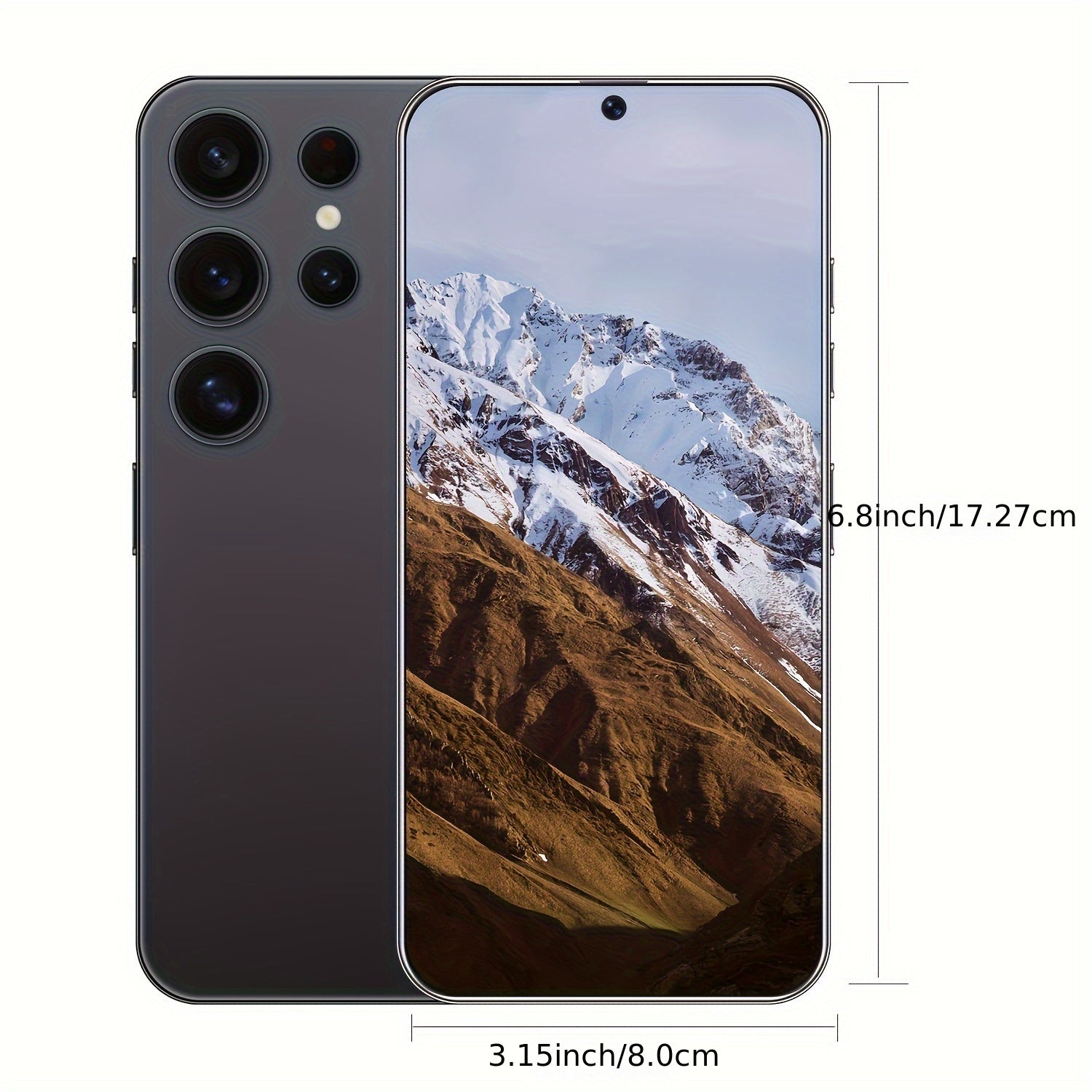 Unlocked Smartphone Android 14 C24 Ultra Cell Phones 4Gb+128Gb 6.8" Display Gaming 5G Mobile Phone 6800 Mah